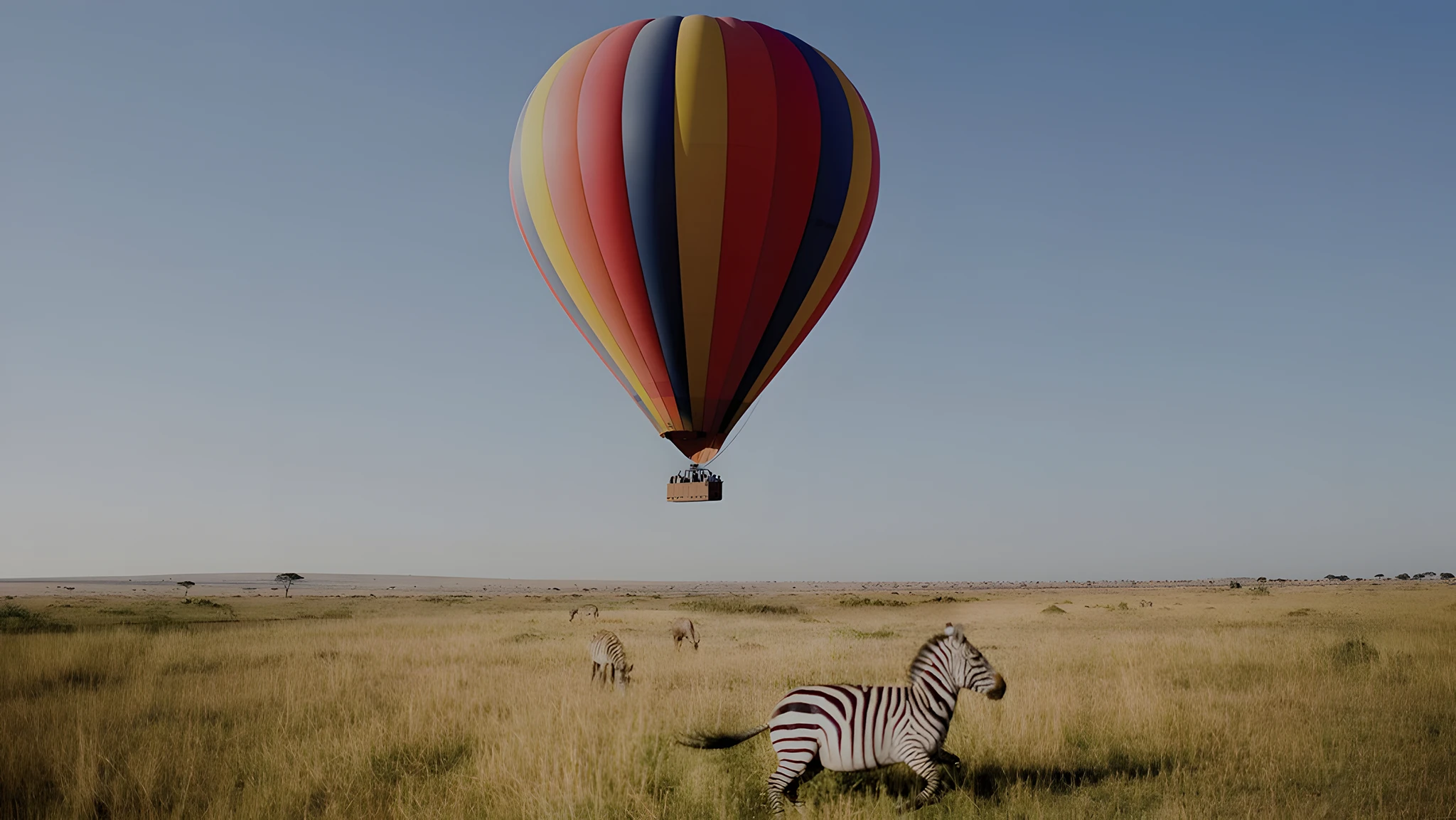 Budget 5 Days Lodge / Camping Hot Air Balloon Safari